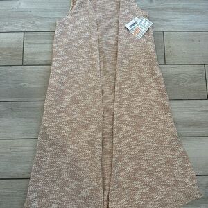 LuLaRoe brand new with tag xs JOY Heather duster vest